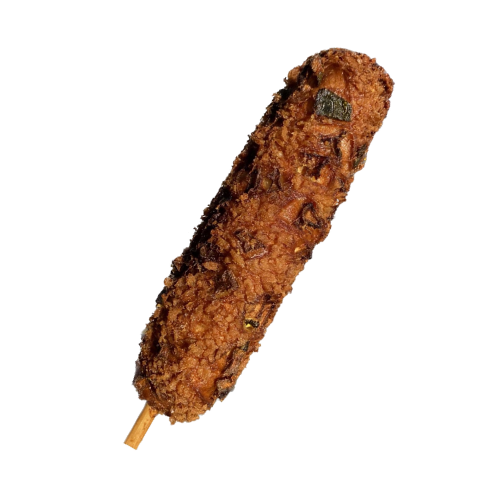 Vegan Corndog Essen